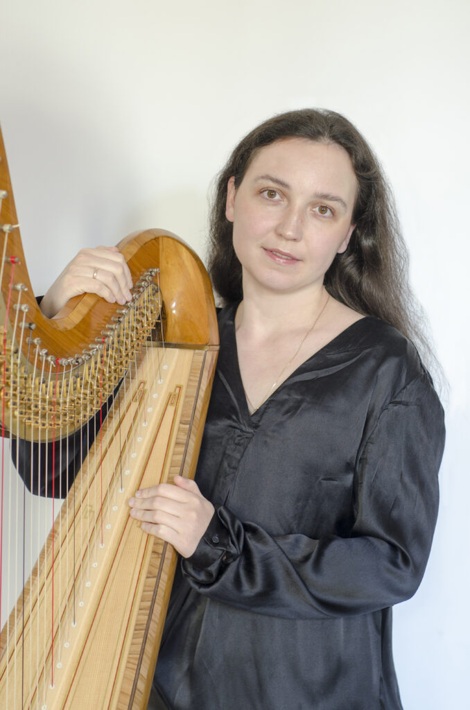 Portrait of harpist Ionella Marinutsa