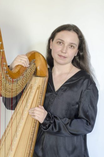Portrait of harpist Ionella Marinutsa